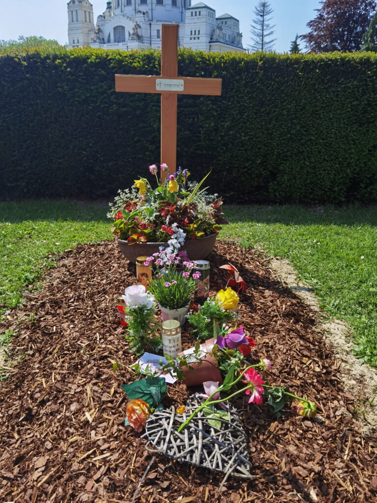 Das Christiane Hörbiger Grab auf dem Zentralfriedhof in Wien